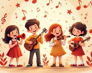Çocuklar için müzik temalı ürünler: Eğlence ve öğrenmeyi birleştirin