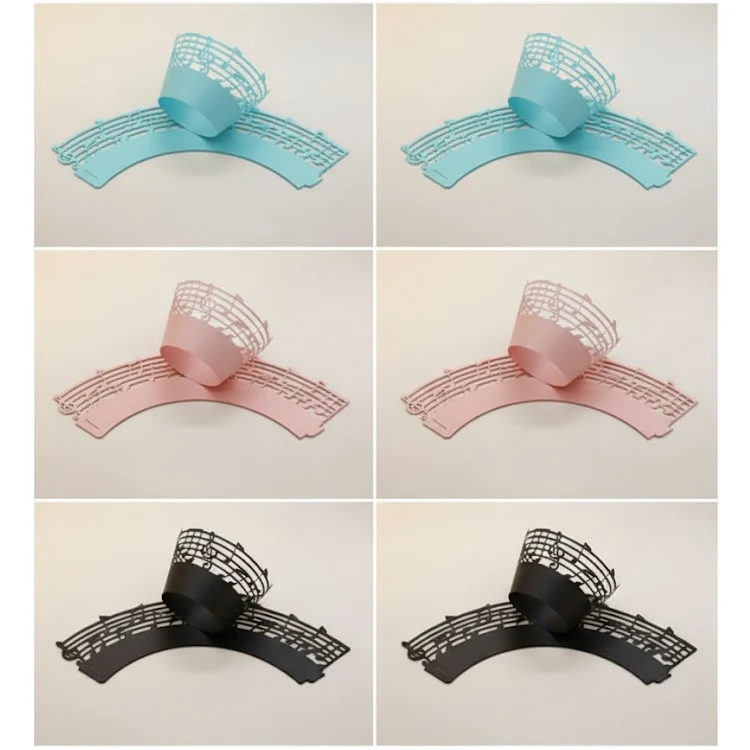 Notalı Cupcake Kenar Süsü