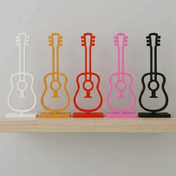 Dekoratif Masaüstü Gitar Figürü