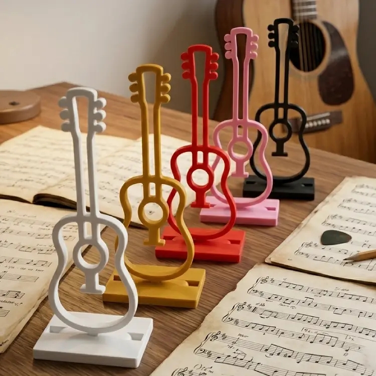 Dekoratif Masaüstü Gitar Figürü