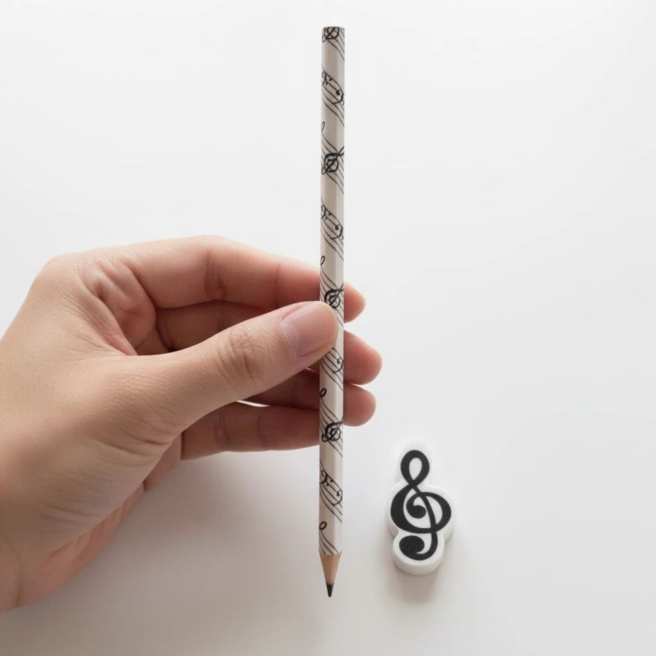 Dizek Kalem Beyaz Sol Anahtarı Silgi Seti