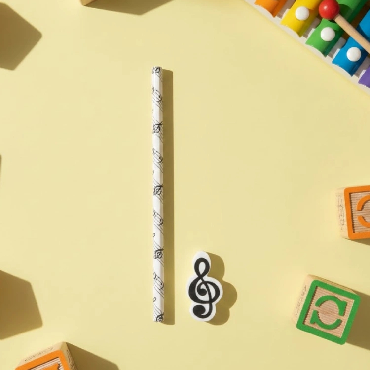 Dizek Kalem Beyaz Sol Anahtarı Silgi Seti