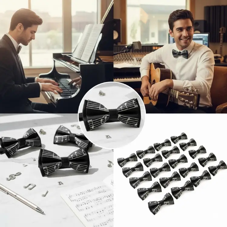 Dokuma Siyah Dizek Papyon