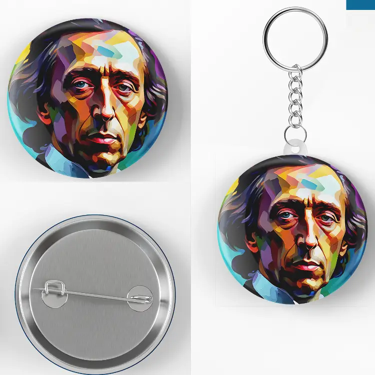 Frederic%20Chopin%20Rozet%20ve%20Anahtarlık