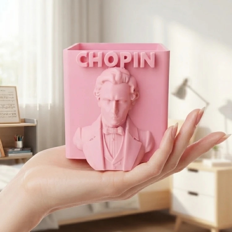 Frederic Chopin Büst Kalemlik