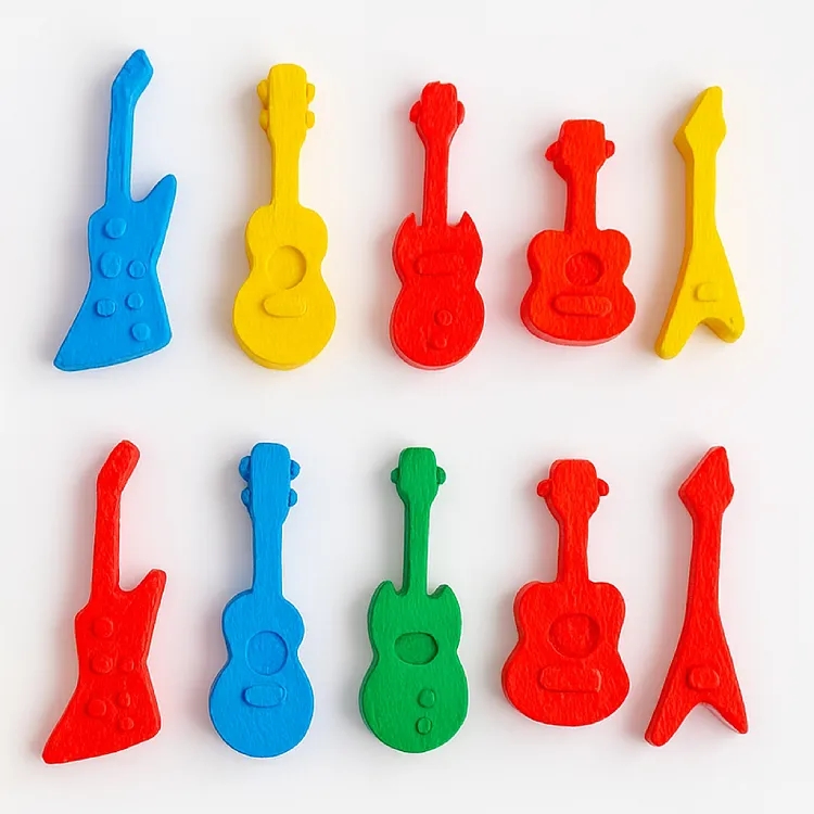 Gitarlar Taş Boyama Seti 