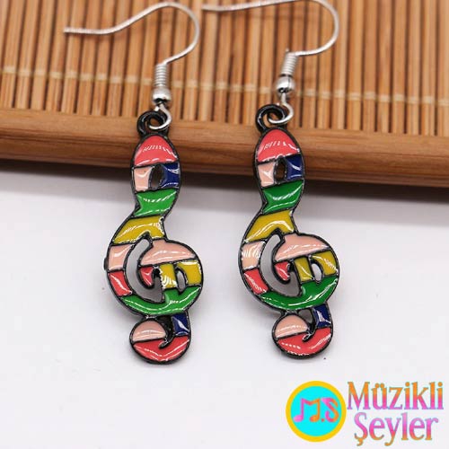 Gökkuşağı%20Sol%20Anahtarı%20Küpe