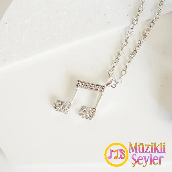Zirkon%20Taşlı%20iki%208’lik%20Zarif%20Nota%20Kolye