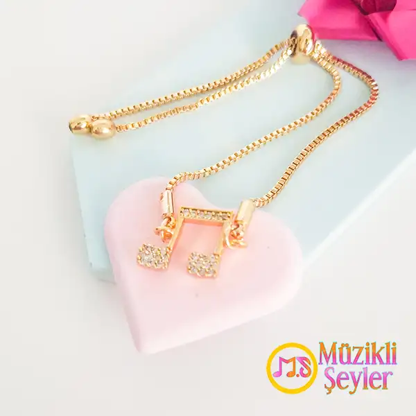 Zirkon%20Taşlı%20iki%208’lik%20Zarif%20Nota%20Bileklik