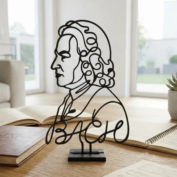 Johann Sebastian Bach Masa Üstü Tasarım