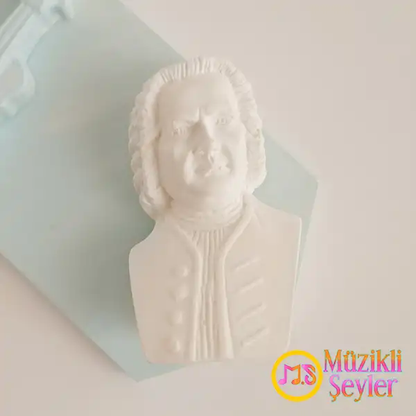 Johann Sebastian Bach Büst Magnet