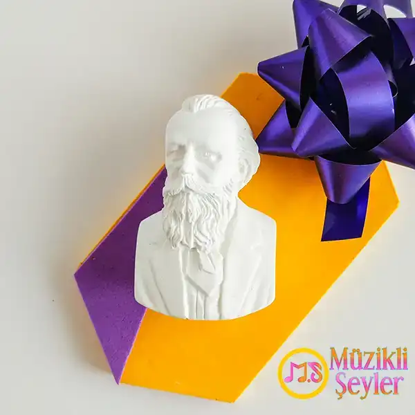 Johannes Brahms Büst Magnet