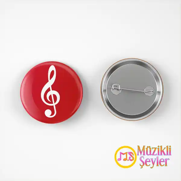 Renkli%20Sol%20Anahtarı%20iğneli%20Rozet