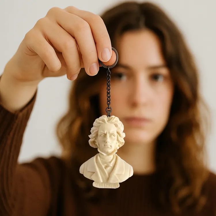 Beethoven Çanta Süsü ve Anahtarlık