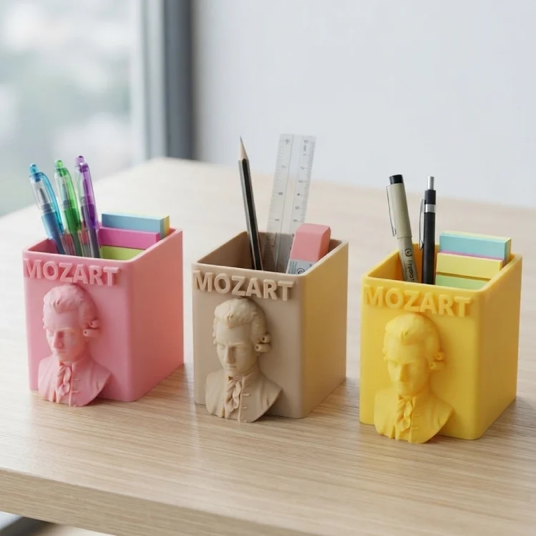 Mozart Kabartmalı Kalemlik