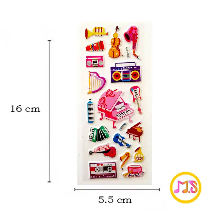 20’li%20Müzik%20Aletleri%20Sticker%20Seti