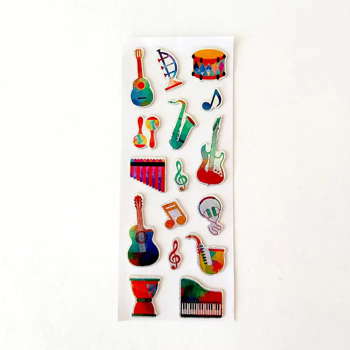Müzik%20Aletleri%20ve%20Notalı%20Sticker%20Seti