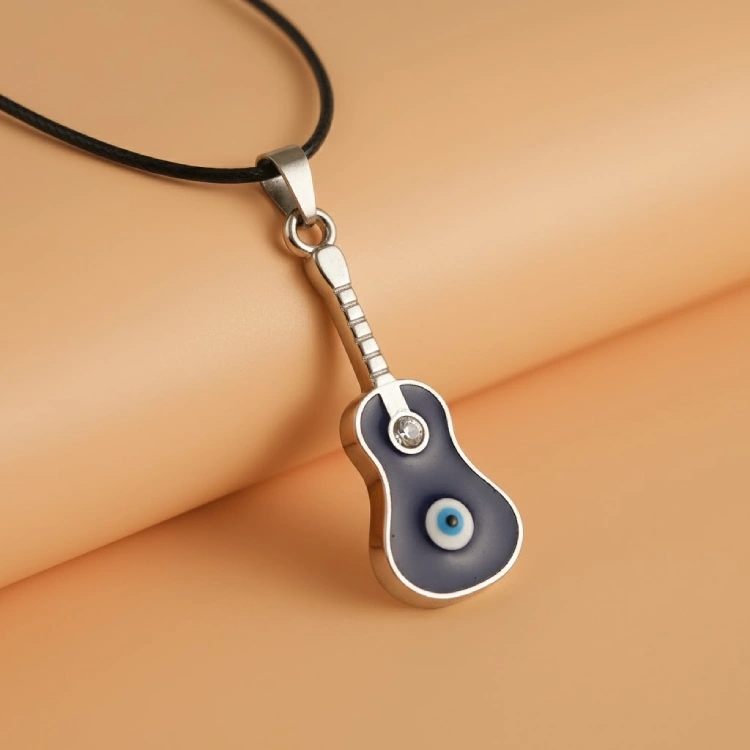 Nazar Boncuklu Gitar Kolye