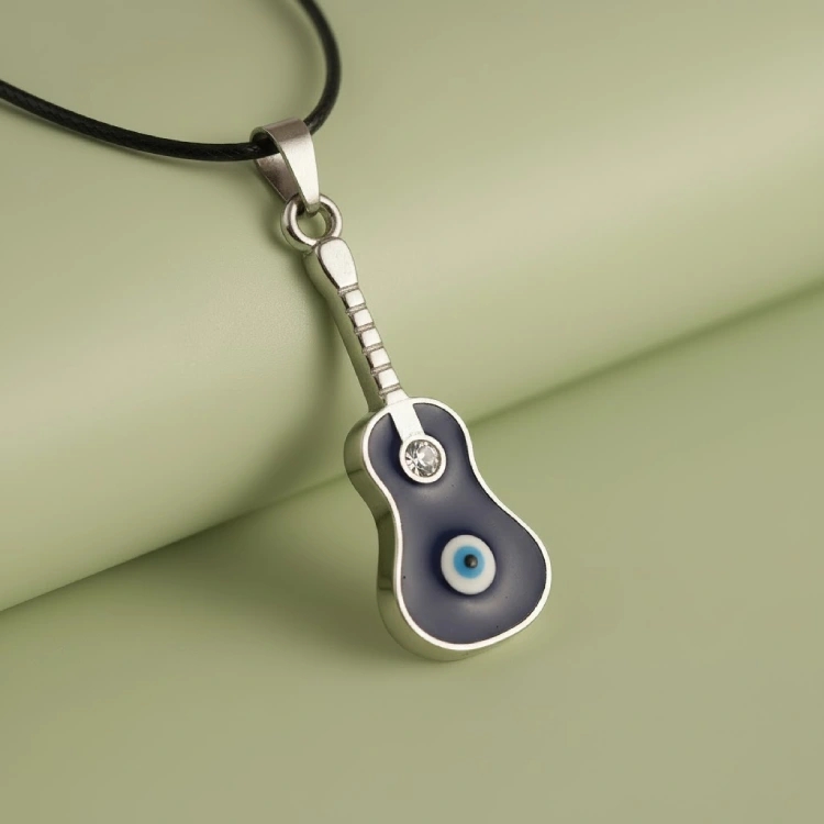 Nazar Boncuklu Gitar Kolye