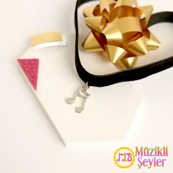 Notalı%20Choker%20Kolye