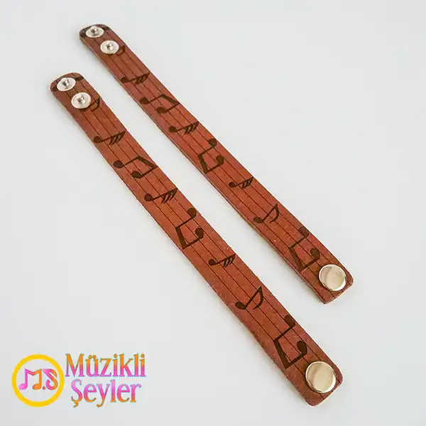Notalı%20Deri%20Bileklik