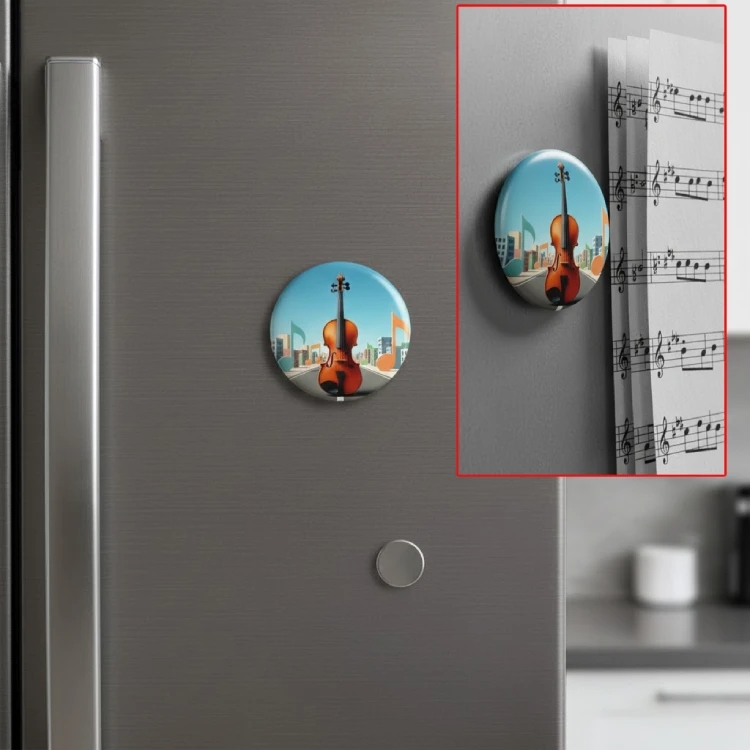 Notalı Keman Rozet ve Magnet