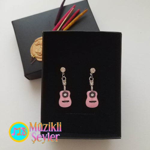 Renkli%20Gitar%20Küpe