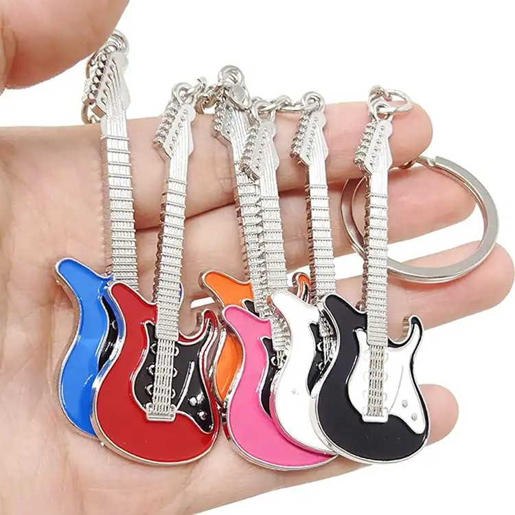 Renkli%20Elektro%20Gitar%20Anahtarlıklar