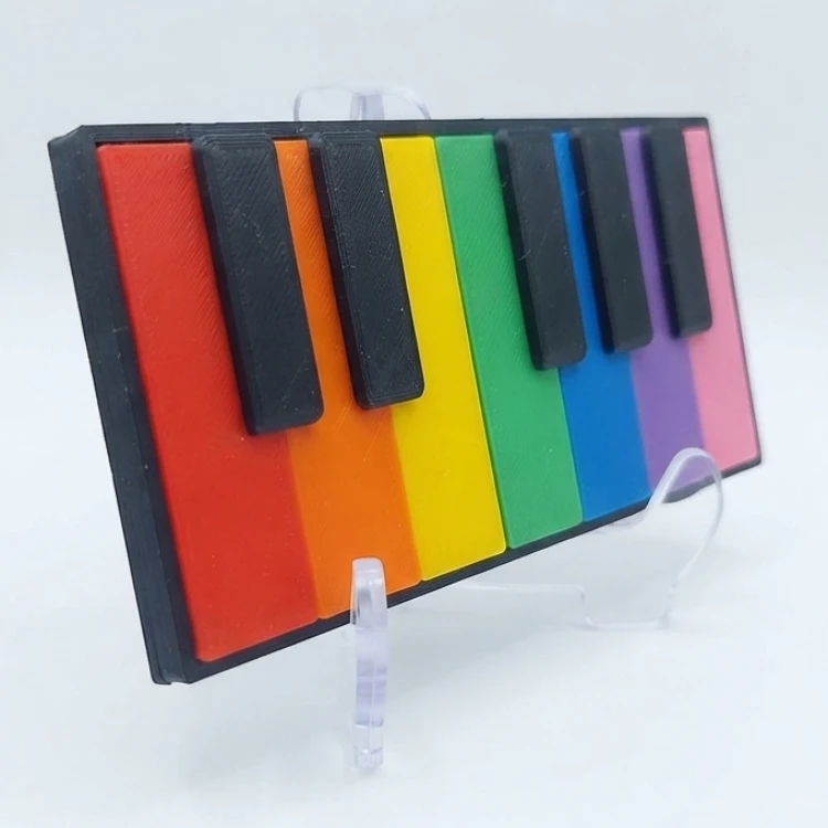Renkli Piyano Puzzle