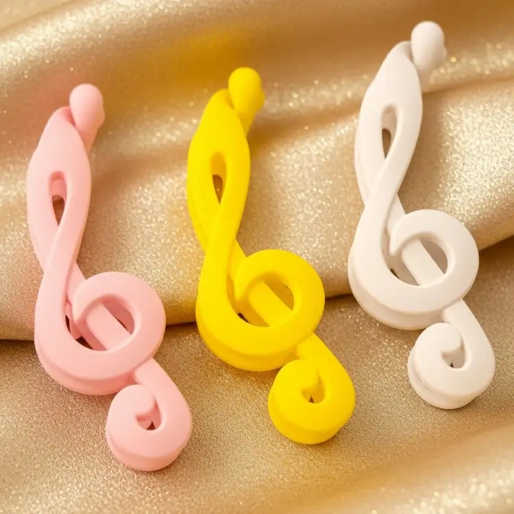 Renkli Sol Anahtarı Saç Tokası