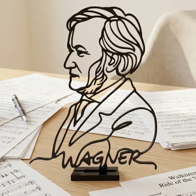 Richard Wagner Siluet Obje