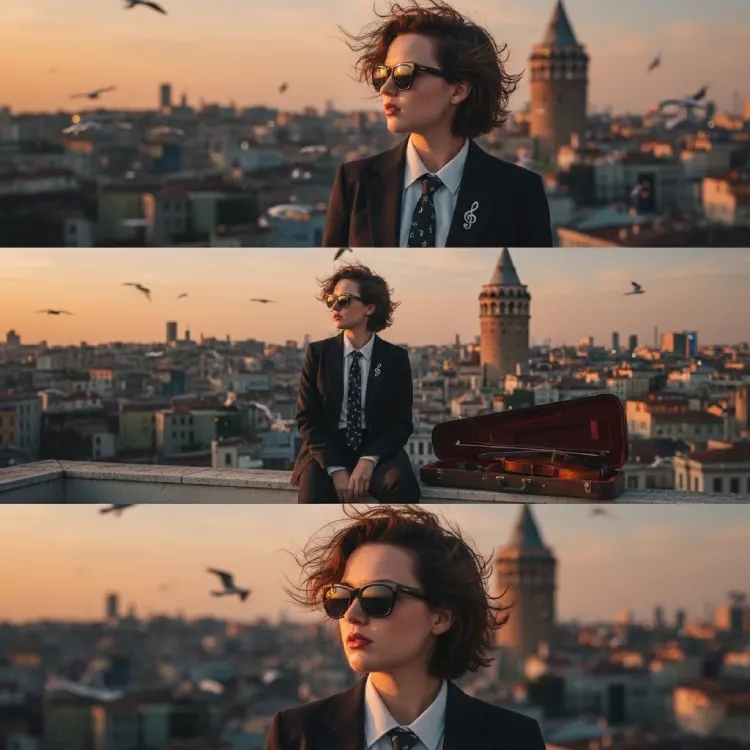 Siyah Notalı Kravat