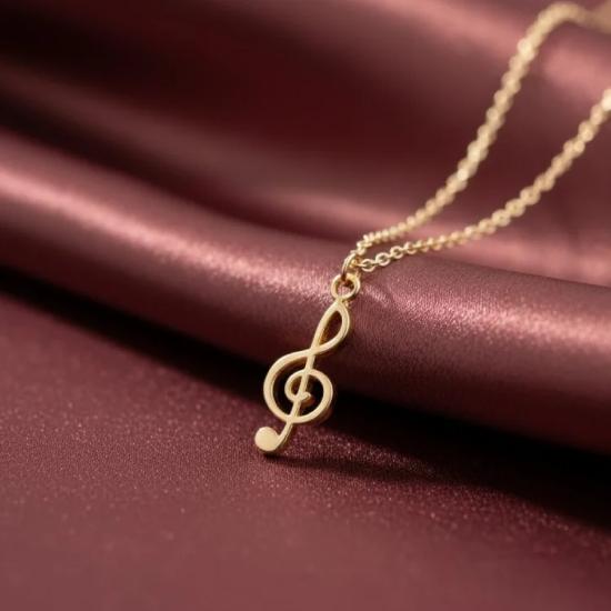 Zarif Sol Anahtarı Kolye