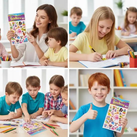 Büyük Müzik Aletleri Sticker Seti