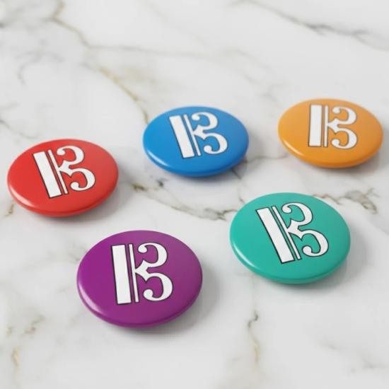 Do Anahtarı Tasarımlı Renkli Magnet – Müzikseverler İçin Müzikal Hediyelik