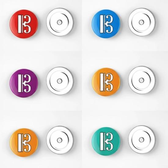 Do Anahtarı Tasarımlı Renkli Magnet – Müzikseverler İçin Müzikal Hediyelik