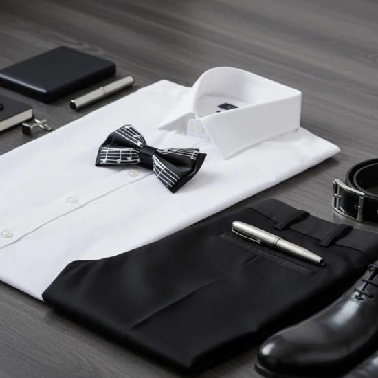 Dokuma Siyah Dizek Papyon