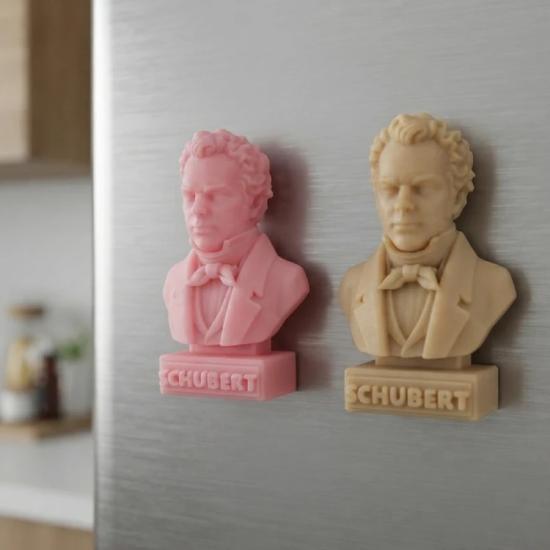 Franz Schubert Büstü Magnet - İlham evinize gelsin