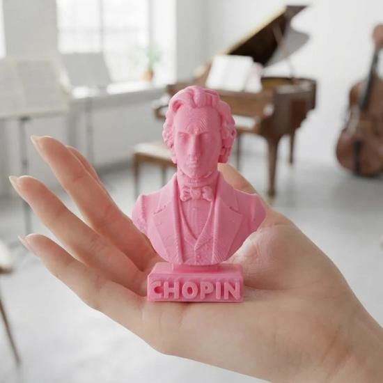 Frederic Chopin Büst Magnet - Duyguların Zarif Anlatıcısına
