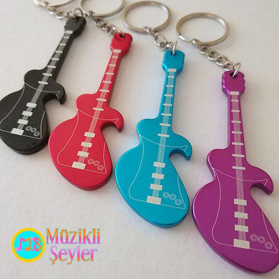 Elektro Gitar Açacak Anahtarlık