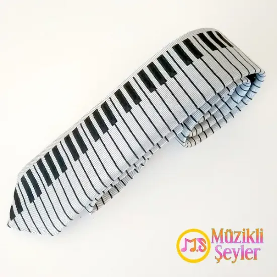 Gümüş Piyano Kravat