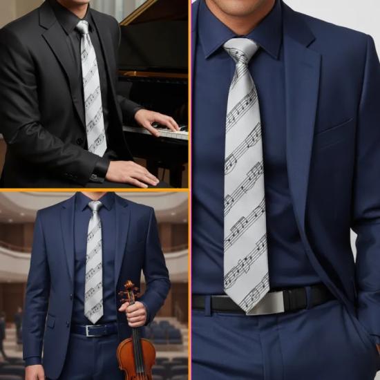 Gümüş Dizek Kravat