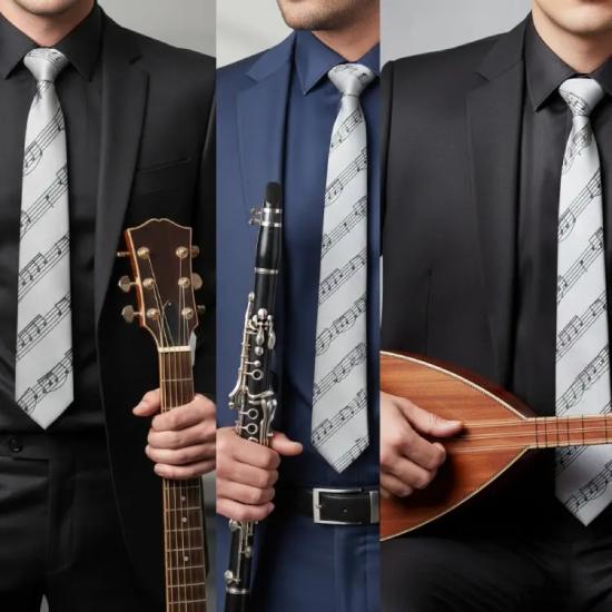 Gümüş Dizek Kravat