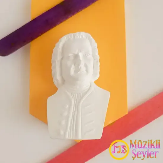 Johann Sebastian Bach Büst Magnet