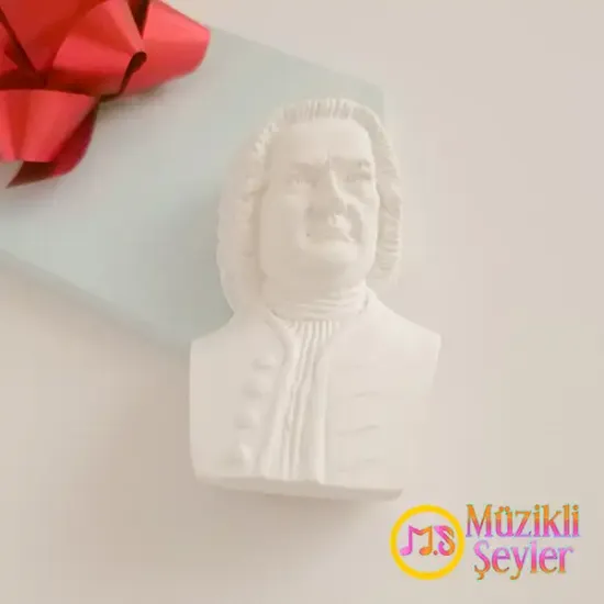Johann Sebastian Bach Büst Magnet