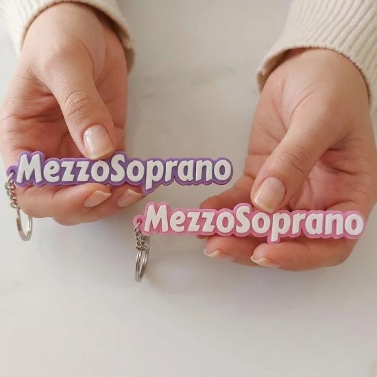 Mezzo Soprano Anahtarlıklar - 2 Farklı Renk Seçeneği
