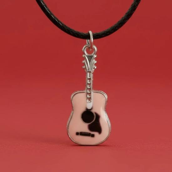 Renkli Mineli Gitar Kolye