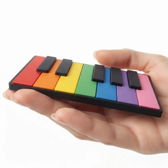 Renkli Piyano Puzzle – Çıkarılabilir Tuşlu Dekoratif Piyano