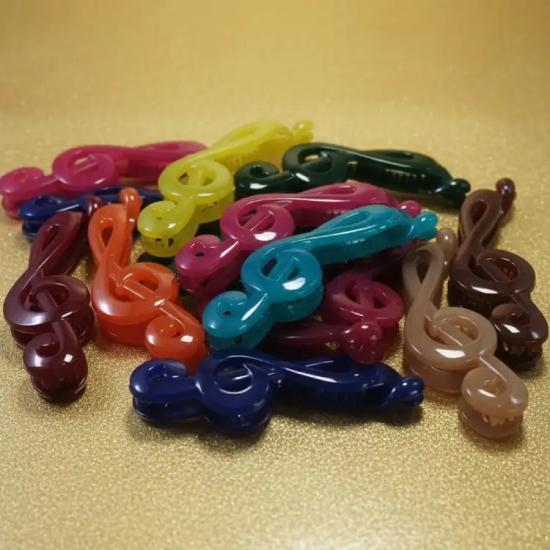 Parlak Sol Anahtarı Saç Tokası