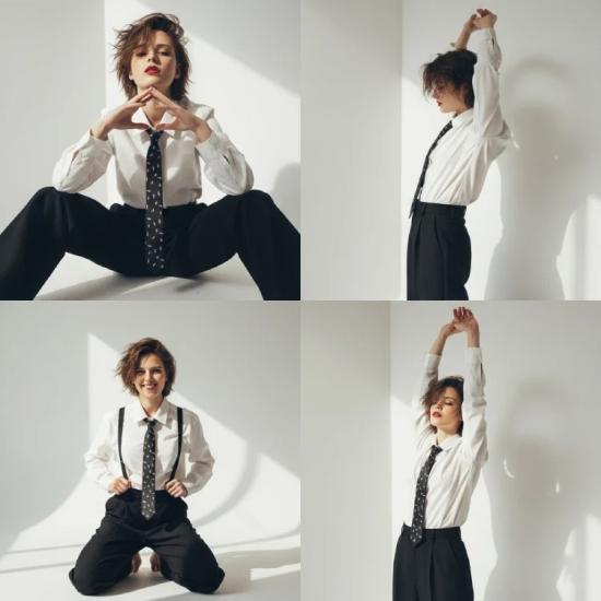 Siyah Notalı Kravat